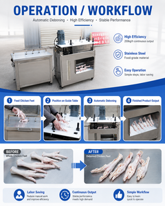 เครื่องแยกกระดูกเท้าไก่แบบอัตโนมัติ สแตนเลส สำหรับแปรรูปสัตว์ปีก - Product Image 3