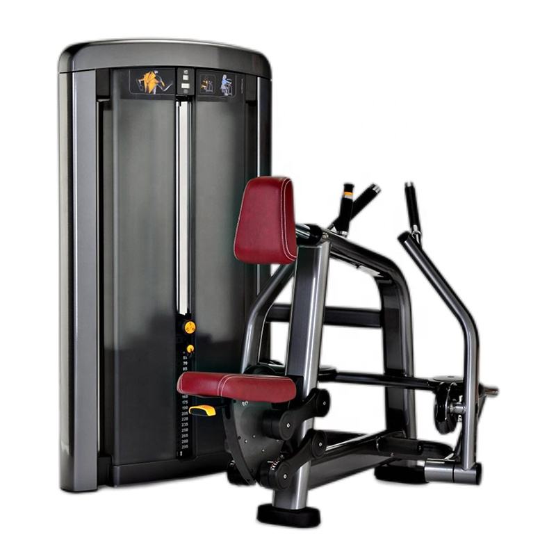 Commercial Seated Chest Supported Row Machine Pin Loaded Back Rowing ...