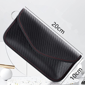 Pochette Faraday pour clés de voiture support de blocage de Signal RFID de voiture porte-clés protecteur porte-clés Cage bloc Signal anti-vol Fob Case - Product Image 5