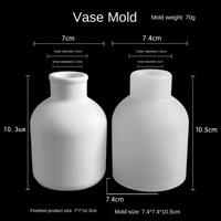 Moule en Silicone pour Vase, Colle Époxy, Gypse, Fleurs Artificielles Variées, Ornements Décoratifs et Ustensiles pour Vases en Céramique et Porcelaine