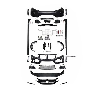 Kit Carrozzeria Modificato per Auto, Paraurti Anteriore e Posteriore, Minigonne Laterali per <span class=keywords><strong>Honda</strong></span> <span class=keywords><strong>Civic</strong></span> <span class=keywords><strong>2020</strong></span> 2021, Aggiornamento al Kit Carrozzeria <span class=keywords><strong>Civic</strong></span> Type R - Product Image 1