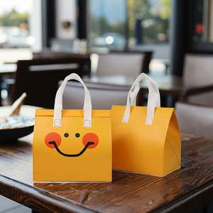 Bolsa Térmica para Llevar Comida al por Mayor, Mantiene la Temperatura Fría, con Logotipo Personalizado, Ecológica, Bolsa Refrigerante Suave, Bolsas Aislantes de Tela No Tejida de Colores - Product Image 1