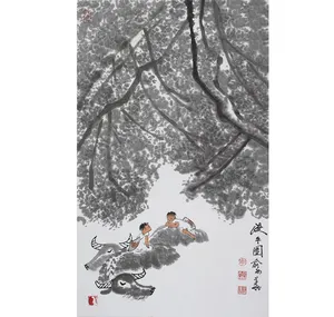 Chinese Artist Scenery murals Custom Canvas Prints Wall Art Hanging Decorations painting