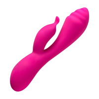 Vibromasseur double Ripple, vibromasseur 10 modes, 10 fréquences, silicone, appareil de bien-être personnel, rechargeable par USB, IPX5, faible bruit