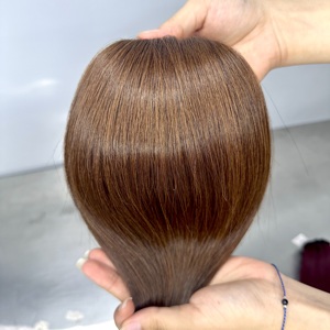 วิกผมแท้เวียดนาม Ksix Hair Super Double Drawn สีน้ำตาลกลาง แบบตรงธรรมชาติ  ขนาด 6"-30"  ไม่พันกัน  แบบเป็นมัด - Product Image 5