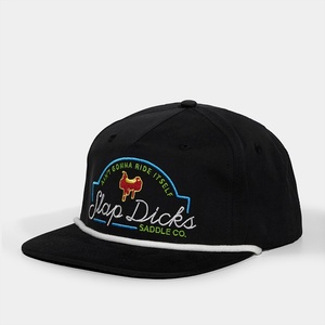 Casquettes Snapback personnalisées OEM à 5 panneaux avec logo brodé, mélange nylon/coton, chapeaux tendance non structurés avec cordon - Product Image 3