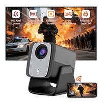 Proyector de Videojuegos Inteligente Android TV OEM X5AR, Full HD 1080p, Decodificación 4K, Soporte 8K, Enfoque Automático, Estéreo HIFI Portátil