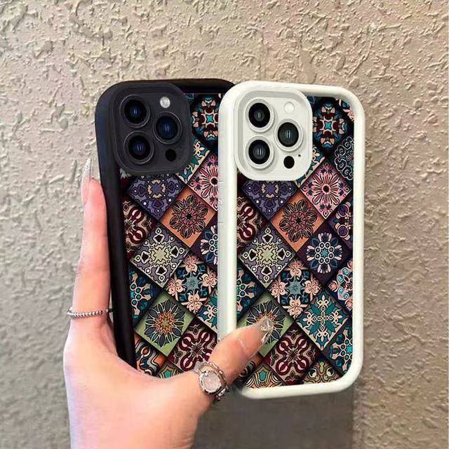 Custom Design Color Totem Mobile Phone case for iPhone 15 17 16 Pro Max 14 13 12 11 Shell Frosted Shockproof Back Cover