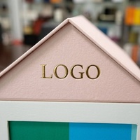 Caja de Embalaje de Lujo para Sets de Cosméticos, Caja Rígida de Forma Irregular con Logotipo Personalizado, Caja de Regalo de Papel Reciclable