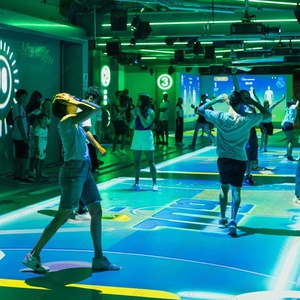 Attrezzatura per Sala Giochi Interattiva con Luci LED a Pavimento per Stadio di Calcio, Gioco Interattivo per Divertimento Indoor - Product Image 2