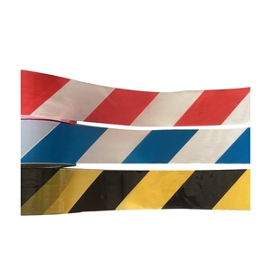 Vàng đen sọc không dính ISO chứng nhận an toàn đánh dấu PE Vật liệu thận trọng rào cản Băng cảnh báo vành đai cho đường lĩnh vực - Product Image 5