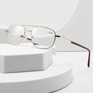 Kacamata Baca Logam untuk Pria dan Wanita, Kacamata Baca Logam Mode Bingkai Optik Grosir Murah Baru Satu Dolar 2022