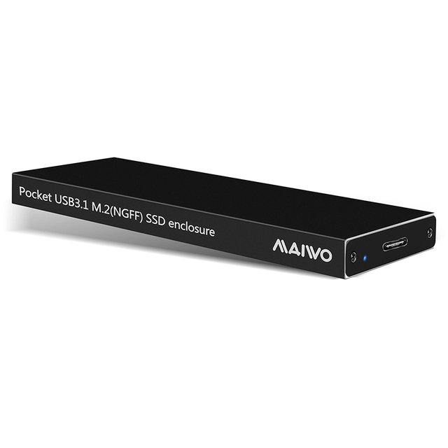 MAIWO K16NC Aluminum Type C SATA M.2 SSD Enclosure USB3.2 Gen 2 External Solid State Case Casing