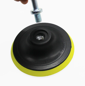 Disque de polissage épais EY pour <span class=keywords><strong>voiture</strong></span>, diamètre 150 mm, grain 80, abrasif moyen, <span class=keywords><strong>coussin</strong></span> robuste et <span class=keywords><strong>anti</strong></span>-<span class=keywords><strong>vibration</strong></span> - Product Image 4