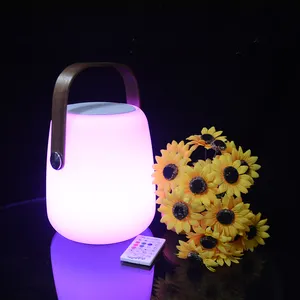 リビングルームや中庭のサウンドボックスミュージックコーヒーテーブルスピーカーに最適なデュアルモードカラフルなLED照明