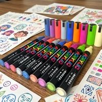 Meilleurs marqueurs d'art imperméables en gros de Chine, marqueurs permanents de peinture acrylique 120 couleurs pour le coloriage