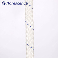 Cordage en polyester double tressé haute résistance 16 mm, 18 mm, 20 mm, 22 mm pour amarrage et remorquage de bateaux et navires