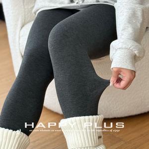 Leggings en polaire pour femmes grandes tailles Runqi, noirs, haute élasticité, pantalons courts thermiques avec ceinture élastique N9440 - Product Image 4