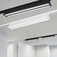Spot lumineux pour rayonnages de supermarché, éclairage d'appoint pour magasins commerciaux et centres commerciaux, éclairage sur rail coulissant à montage en surface pour magasins de vêtements