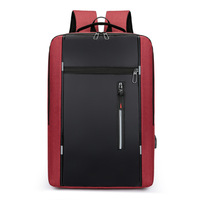 Cartable pour étudiants Sac pour ordinateur portable professionnel rechargeable par USB Sac à dos pour ordinateur portable