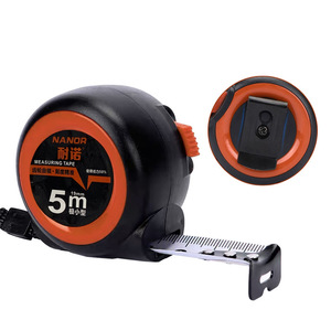 Ruban à mesurer en acier Nanor 10M métrique, retour automatique, auto-bloquant, pour usage industriel et domestique - Product Image 2