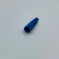 Funda de Alivio de Tensión para Fibra Óptica Gtech SC 23mm 3.0mm, Funda Flexible Acanalada Ignífuga Monomodo para Telecomunicaciones FTTH