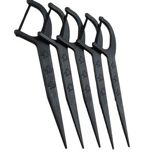 Acquista 30 Pezzi di Filo Interdentale Vegano con Manico in PLA Naturale Biodegradabile, Filo Interdentale in Seta - Product Image 1