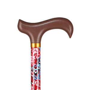 Canne télescopique en alliage d'aluminium imprimé GB, réglable de 85 à 97 cm, pour soutien à la marche des personnes âgées - Product Image 2