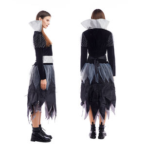 <span class=keywords><strong>Femme</strong></span> <span class=keywords><strong>Vampire</strong></span> Sorcière Costume Cosplay Mascarade Fête Cosplay Gothique Halloween <span class=keywords><strong>Robe</strong></span> - Product Image 5