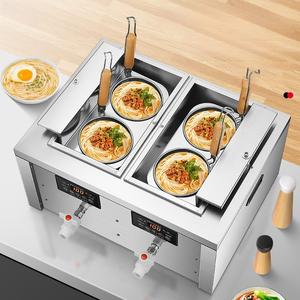 Riscaldatore Commerciale da Tavolo a Riscaldamento Rapido per Cottura Noodle a 2/4/6 Fori - Product Image 3