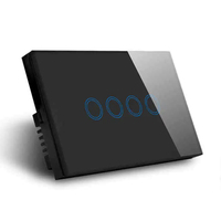 Commutateur intelligent Zigbee Standard AU 240V SAA/RCM approuvé sans interrupteur mural à commande tactile neutre maison/système de maison intelligente Alexa