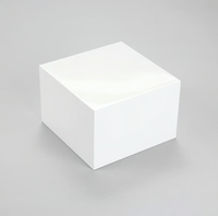 Blocs d'affichage en acrylique solide Cubes d'affichage de comptoir de magasin personnalisés de qualité supérieure Blocs de plexiglas carrés verticaux et horizontaux