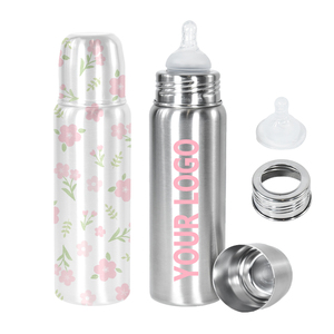 Fabricante de Botellas de Agua para Niños con Servicio OEM/ODM, Botella de Acero Inoxidable 316 de 8 Oz/240 ml, Libre de BPA, Vaso Antiderrames para Bebés, Venta al Por Mayor - Product Image 1