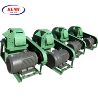 Pulvérisateur de bois électrique haute efficacité avec moteur de 11 kW, capacité de 1 T/H pour le broyage du bambou, des coques de noix de coco et des palettes