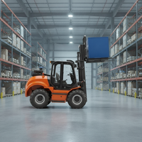 Montacargas Diésel Confiable al Mejor Precio, 3 Toneladas, 3.5 Toneladas, 4 Toneladas, 5 Toneladas, CE, Motor Diésel Nuevo, Montacargas Todoterreno, Precio Económico
