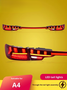 Luce di direzione dinamica per i modelli <span class=keywords><strong>Audi</strong></span> <span class=keywords><strong>A4</strong></span> 17-23 gruppo coda a <span class=keywords><strong>LED</strong></span> nuova condizione 12V obiettivo rosso Plug and Play impermeabile - Product Image 2