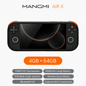 Consola de Juegos Portátil Mangmi AIR X con <span class=keywords><strong>Android</strong></span> 14, Reproductor de Juegos Retro, Pantalla IPS de 5.5 Pulgadas y 1080p, Batería de 5000 mAh, <span class=keywords><strong>Emulador</strong></span> WiFi - Product Image 1