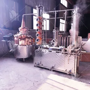 [JiangMan]-400L et 500 Gin/Vodka/Rhum/Whisky Reflux Colonne Distillateur-Cuivre Alcool Distillateur-Alambic Distillateur