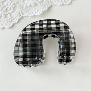 Pinces à cheveux en plastique acrylique transparentes pour femmes, petites pinces à cheveux pour cheveux épais - Product Image 6