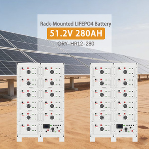 ตู้แบตเตอรี่ GSL ENERGY ORY-HR12-280 172.03กิโลวัตต์ชั่วโมง 280แอมป์ชั่วโมง 51.2โวลต์ แบตเตอรี่ลิเธียมไอรอนฟอสเฟตแรงดันสูง ระบบจัดเก็บพลังงานอุตสาหกรรม - Product Image 2