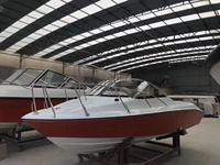 Bateau sportif en fibre de verre de 5,5 m pour 7 personnes, bateau à grande vitesse à vendre