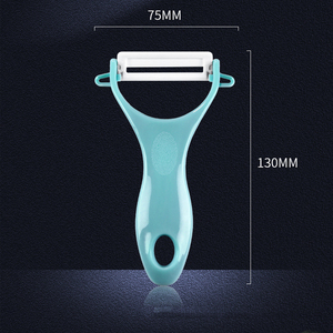 Nhà bếp hiện đại Hướng dẫn sử dụng rau & trái cây gốm <span class=keywords><strong>Peeler</strong></span> với lưỡi sắc nét không dính & dễ dàng làm sạch - Product Image 5