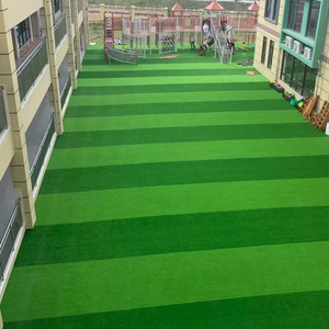 Meisen giá thấp cỏ nhân tạo cho trong nhà ngoài trời bóng đá bóng đá sân chơi bền 50mm PE Monofilament multisports <span class=keywords><strong>Turf</strong></span> - Product Image 6