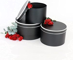 Boîte-cadeau en <span class=keywords><strong>papier</strong></span> personnalisée de haute qualité carré rond estampage à chaud avec gaufrage conception de fleurs dégradables en matériaux recyclés - Product Image 1