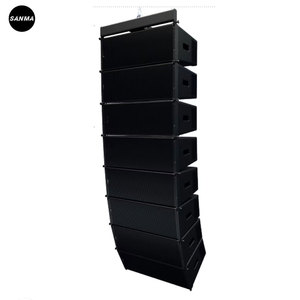 Système de sonorisation professionnel WPC Dual 10 pouces 3 voies, enceintes line array passives pour scène et concert - Product Image 1