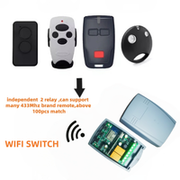 Interruptor de Control Remoto Inteligente Wifi Tuya Universal de 433MHz, Receptor para Puerta de Garaje, Módulo de Relé de 2 Canales