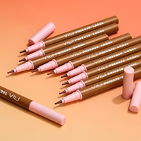 Crayon à lèvres liquide mat longue durée imperméable à l'eau, vente chaude, marque privée, forme de lèvres naturelle, logo personnalisé, crayons à lèvres