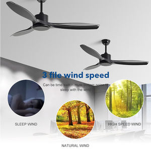 Harga wajar Item Modern dalam ruangan dekoratif perumahan logam Body Collocation 48 inci 3 pisau kipas langit-langit - Product Image 5