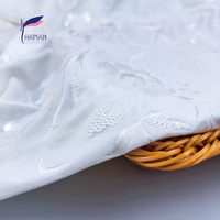 Tissu Jacquard Tricoté à la Maille avec Broderie Feuille d'Or Métallique, Velours Respirant, Paillettes Robustes, Autres 260 GSM, Robe de Mariée Filles