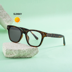 Gafas de Sol Partagas al por Mayor, Diseño de Moda, Logotipo Personalizado, Cuadradas, Fotocromáticas, Anti Luz Azul, UV400, para Hombre y Mujer - Product Image 1